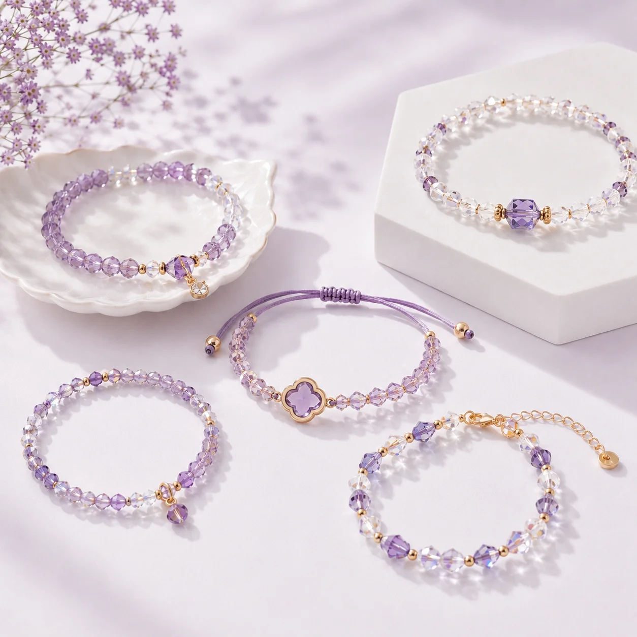 Beads & Crystal Bracelets
